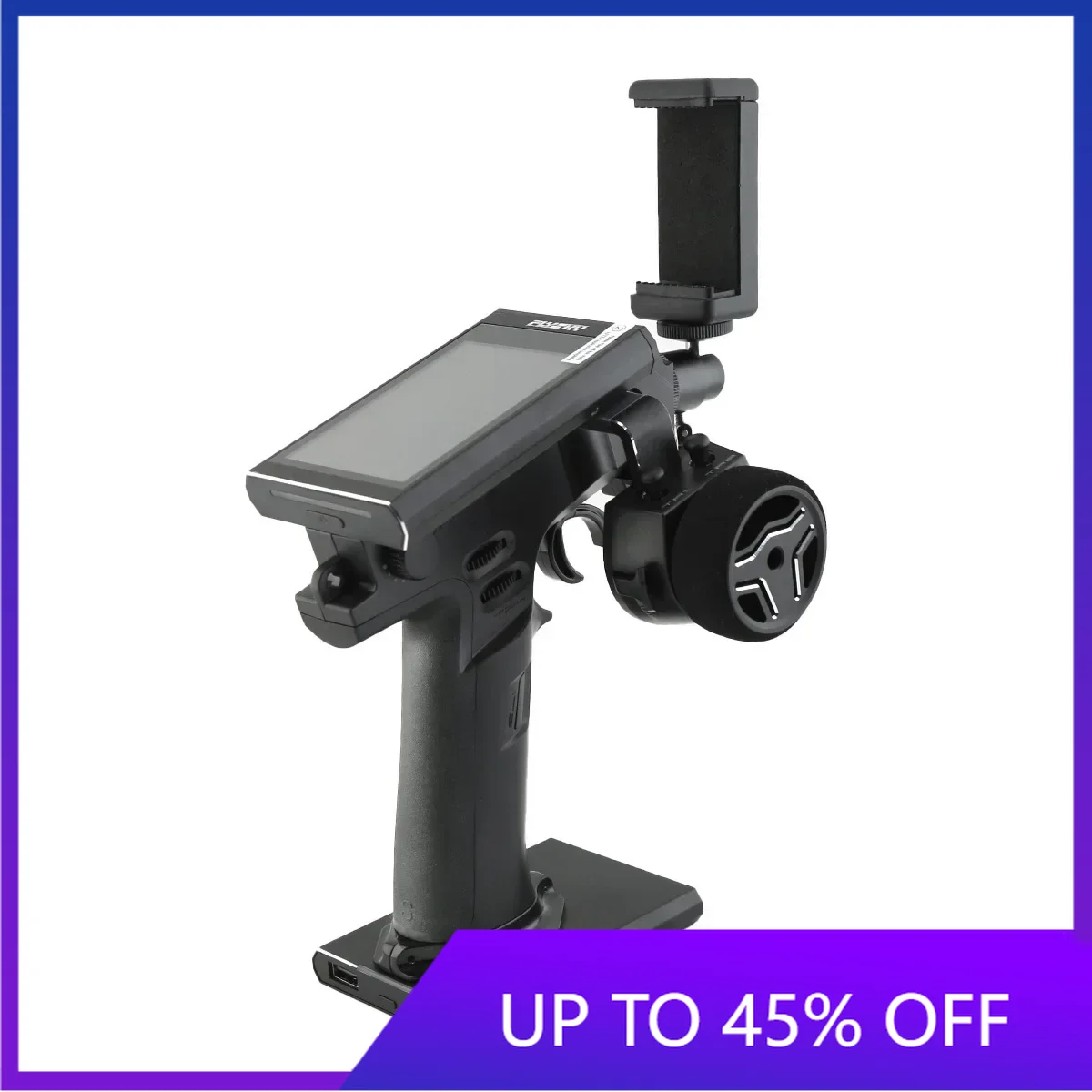 E-Star Hub Phone Holder Clip Bracket Mount Support for Flysky FS-NB4 Transmitter Remote Controller 1/8 1/10 RC Car Boat Parts