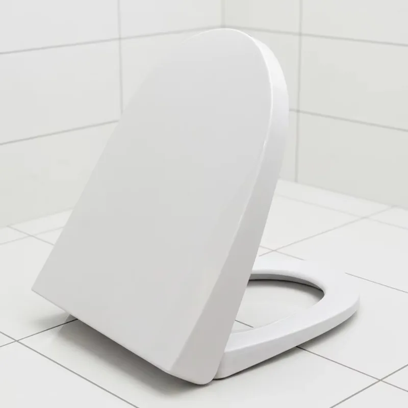 STLF Smart Electronic Heated Plastic Cover Intelligent Constant Temperature Slow-Close Feature Modern Design Elongated 220V