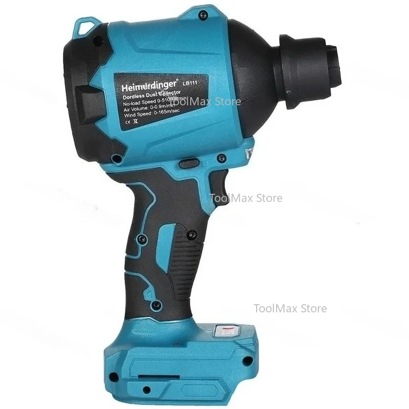 Rechargeable Brushless Cordless High Speed Blower,Electric Inflator,with Blowing,Dusting,Vacuuming,​and 6 Different Nozzles