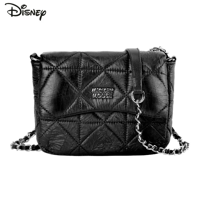 

Disney Mickey 2025 New Women's Backpack Casual Handbag Fashionable and Simple Shoulder Bag Retro Personalized Chain Shoulder Bag