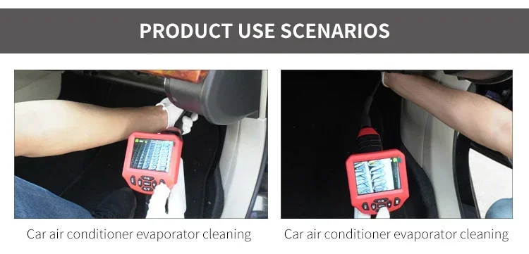 obd2 scanner diagnostic tools 450000 pixels  Visual Inspecting Cleaning Borescope 800mm visual cleaning  for automotive