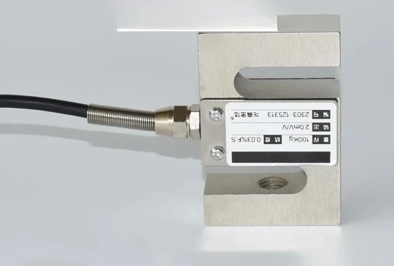 

High-precision S-type tension and compression weighing sensor mixing station testing machine push-pull force sensor module