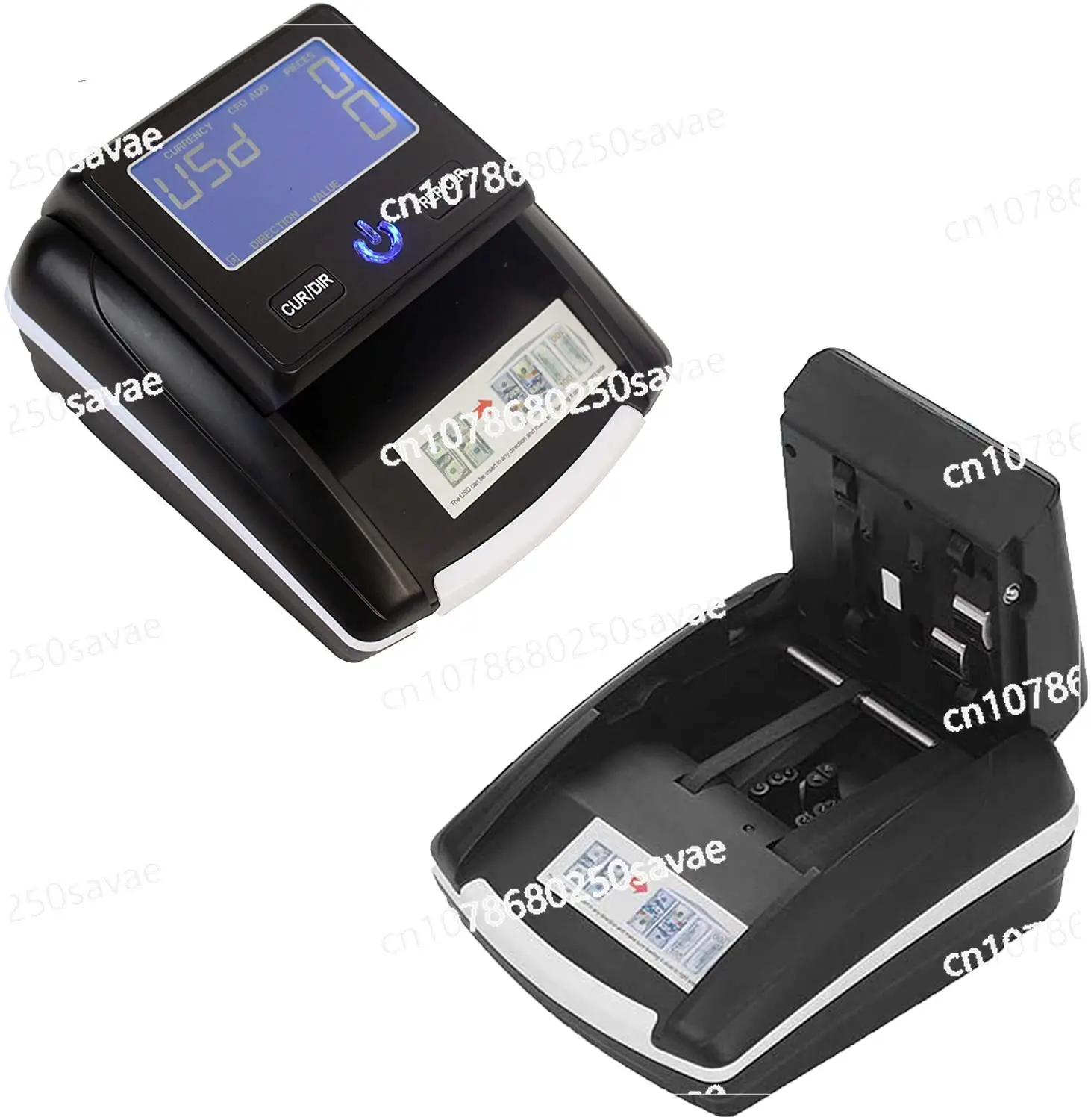 AL-130A Small Portable Banknote Detector, USD/EUR, Can Be Used with Batteries to Identify Counterfeit and Genuine Banknotes