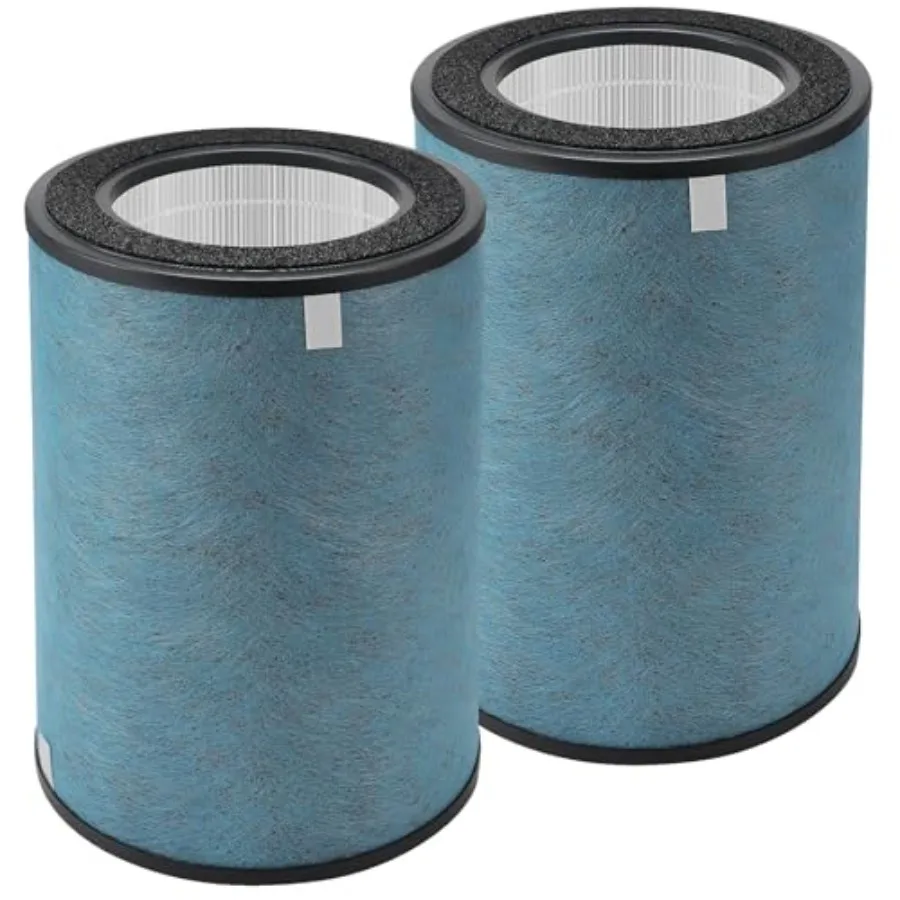 

2 Pack HP301 HP302 HP305 Replacement Filter Compatible with Shark HP301, HP302 Air Purifier MAX, HP201 HP202 and HC501 HC502 Ai