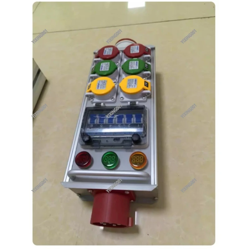 Portable Stage Distribution Box - 6-Way 16A Fuge Power Box LED Screen Controller for Small Electrical