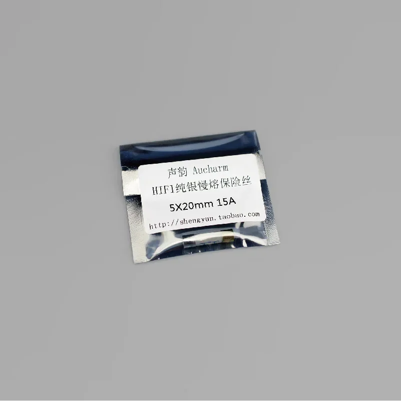 ใหม่ LHY เสียงละลายช้าเงินสเตอร์ลิง Gold-Plated ฟิวส์ Aucharm HIFI ฟิวส์ CD เครื่องขยายเสียง AMP เสียง 5x20MM