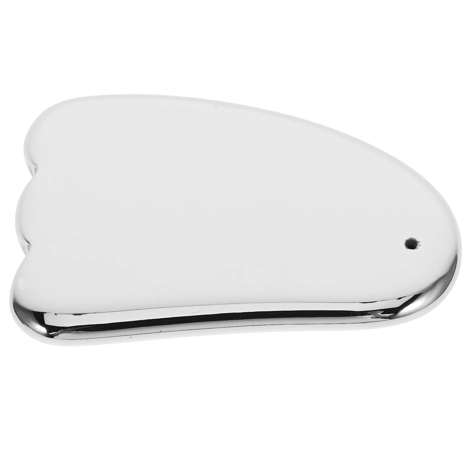 발 모양의 얼굴 괄사 마사지 도구 부드러운 가장자리 얼굴 마사지 도구 이중 턱 감소 얼굴 조형 도구 금속