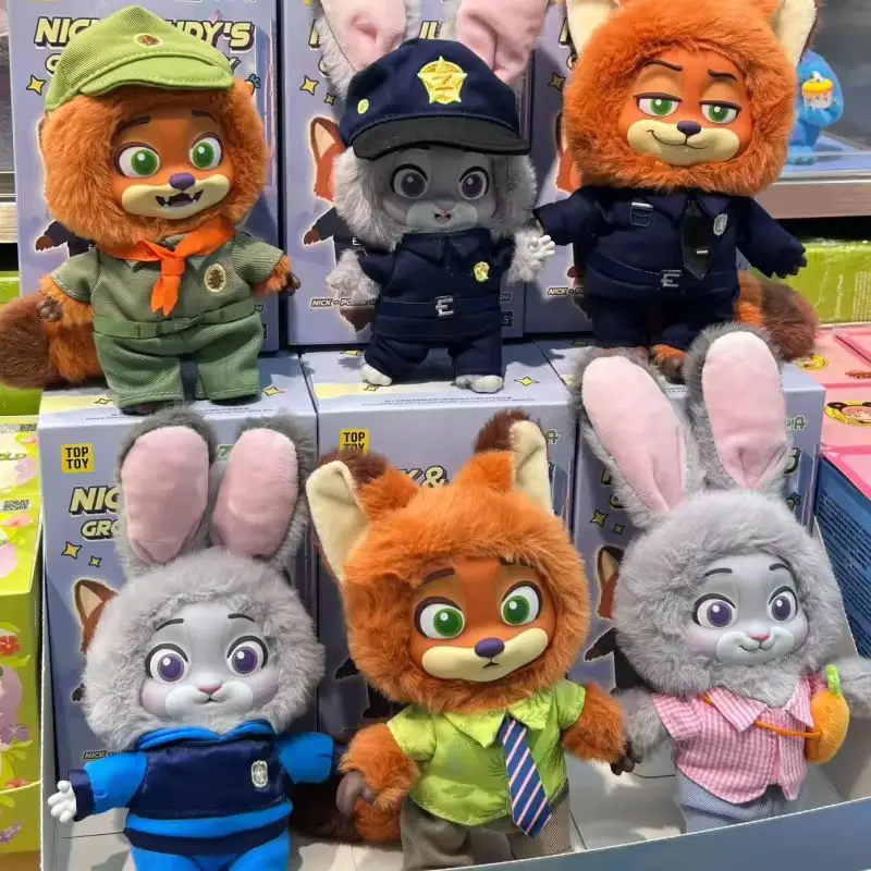 

Популярный оригинальный Zootopia, классическая серия, виниловая слепая коробка, модные игрушки, коллекционные загадочные коробки, милые виниловые плюшевые брелки, подарки