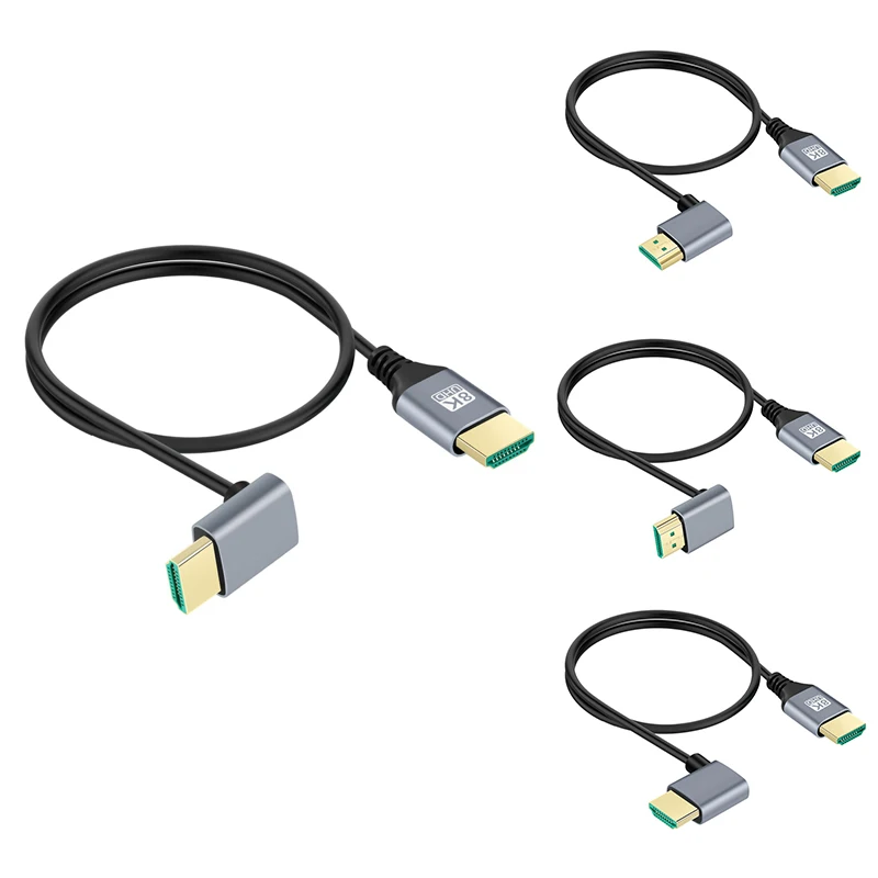 SCLS HDTV 2.1 8K локоть Многофункциональный совместимый интерфейс HD Портативный линейный дисплей Компьютерная приставка ТВ-кабель