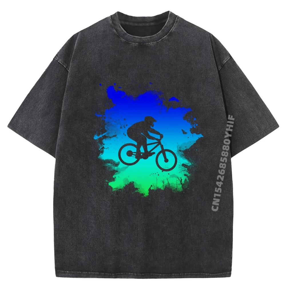 

Men's Latest Tops & Tees Comfortable T-shirts For Men Printed Short Sleeve Downhill Mountain Bike Tops Classic Washed Tees