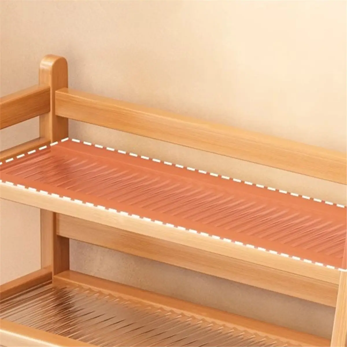

Органайзер для кофейных сиропов AB52, 3-ярусная бамбуковая подставка, многофункциональный держатель для приправ для столешницы, кухонной столешницы, туалетного столика