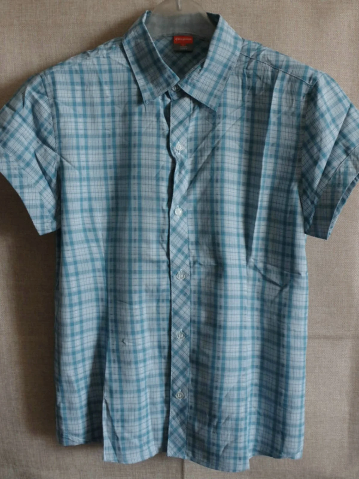 Women's Outdoor Summer irt Qui Dry Loose Fit f Sve Classic Plaid Sun Protection UV Protection Beach Travel Hiking C...
