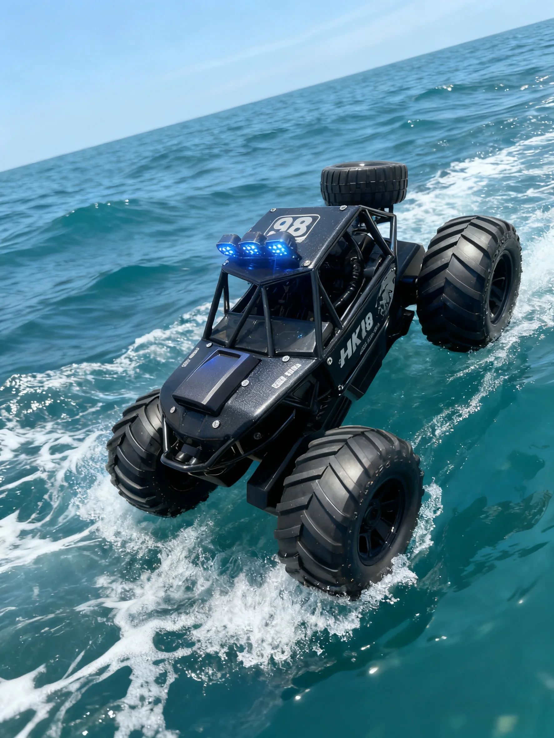 Gesture And Remote Control 50M Range Amphibious RC Car Gift For Kids Ages 3 4 5 6 7 All Terrain Adventure Vehicle