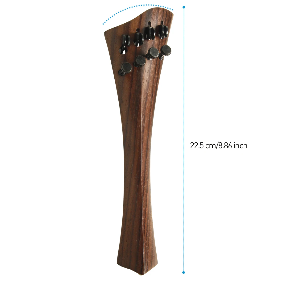 NEW BATESMUSIC Cello Tailpiece Aluminum Alloy Tailpiece with Adjustable Tailgut 4/4 Cello accessories rose wood
