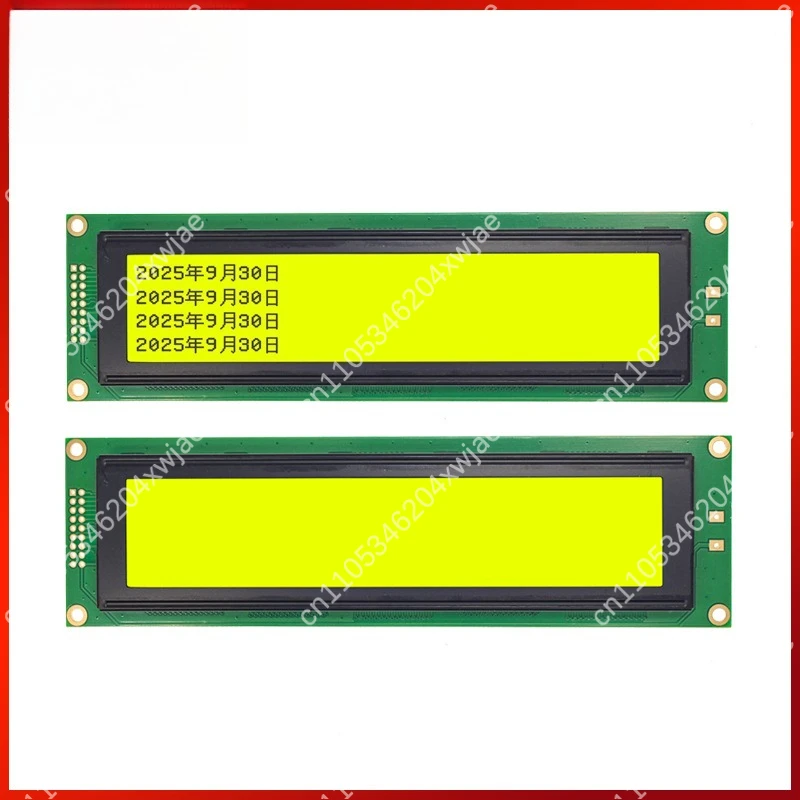 4004a-キャラクター-lcd-モジュール-40x04-ドットマトリックス黄緑ディスプレイ-i2c-インターフェース-arduino-diy-用