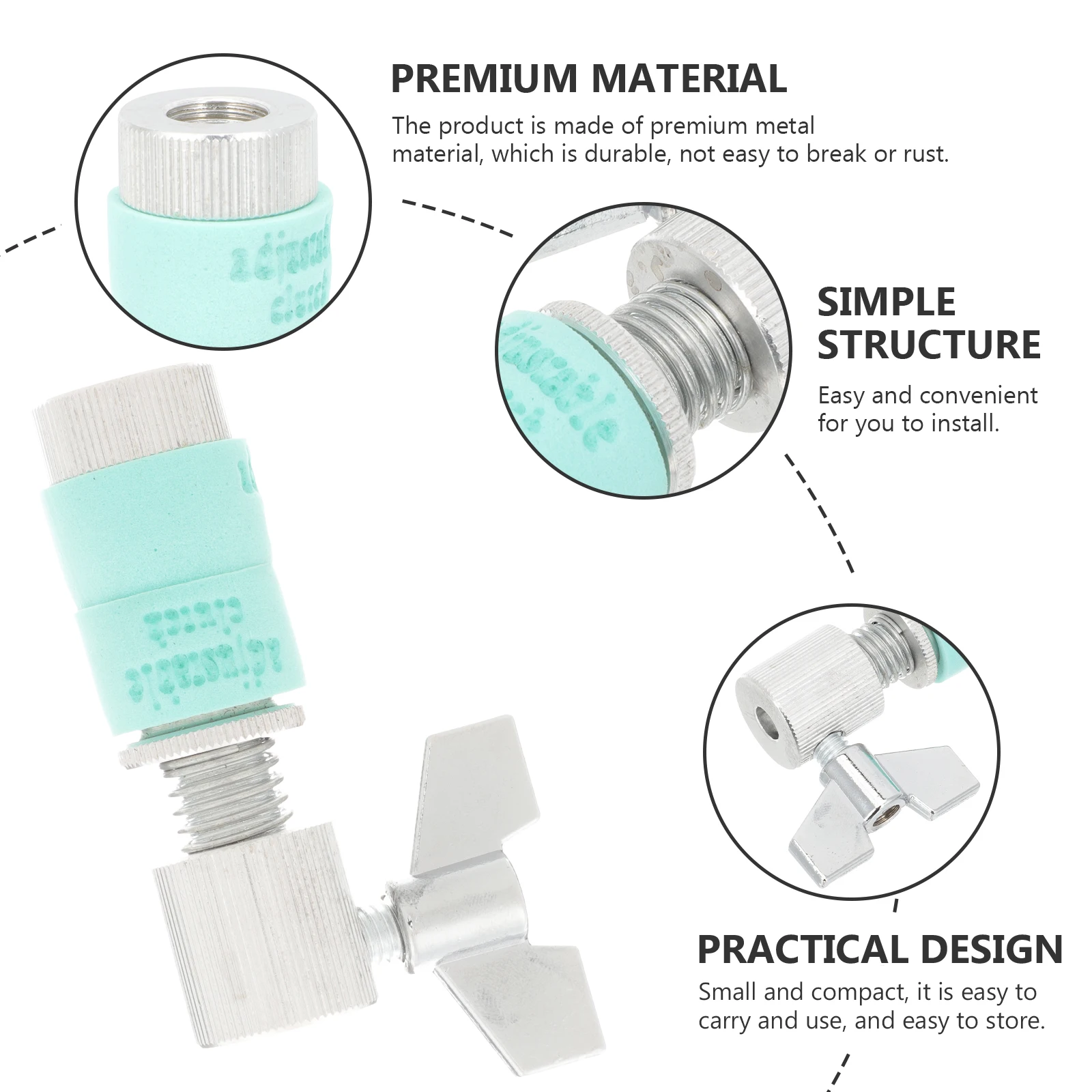 

Pedal Clutch Hihat Stand Drum Part Accessory Hi-hat Post Jazz Parts Percussion Accessories Cymbals