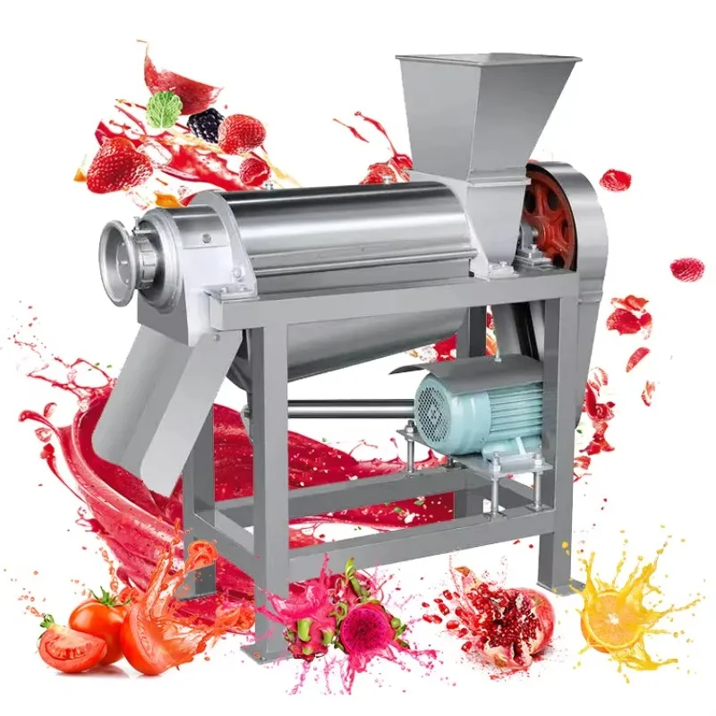 Commercial Screw Coconut Pineapple Juice Extractor Industrial Carrot Apple Mango Juice Making Machine