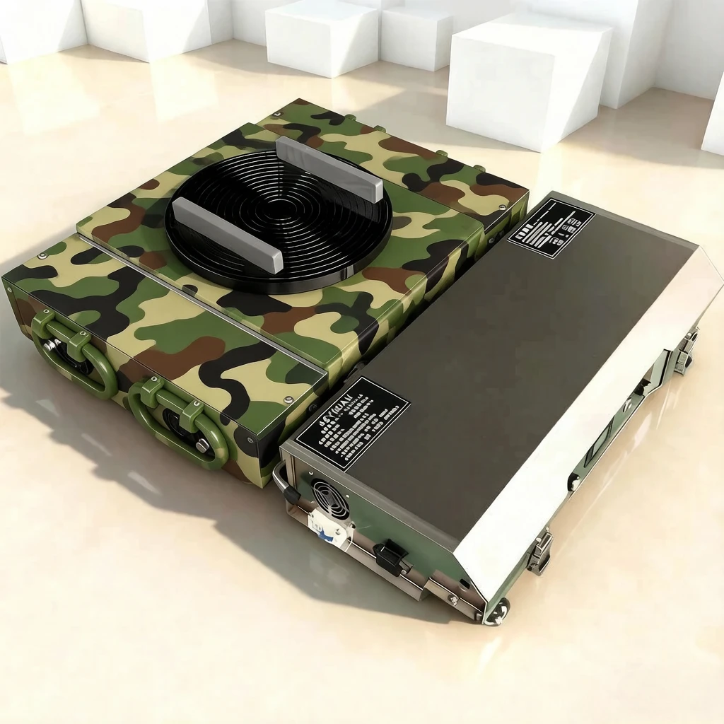 Battry Powered Load Moving Skates Hot Sale Electric Tank Transporter Camouflage Heavy Duty Dolly with Remote Control