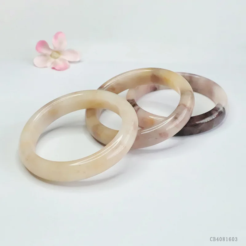 

Natural Gradient Gold Thread Jade Full Circle Bracelet Style Fashion Versatile