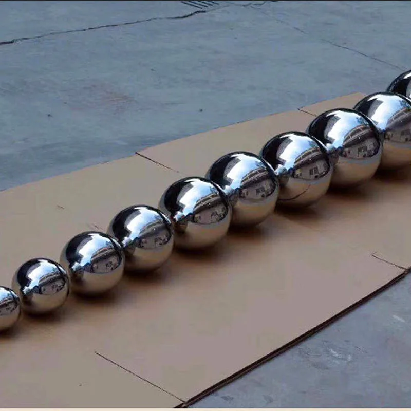 1Pcs Thickness 1.5mm 304 Stainless Steel Titanium Gold Hollow Ball Seamless Home&Garden Decoration Mirror Ball Sphere 25mm~300mm