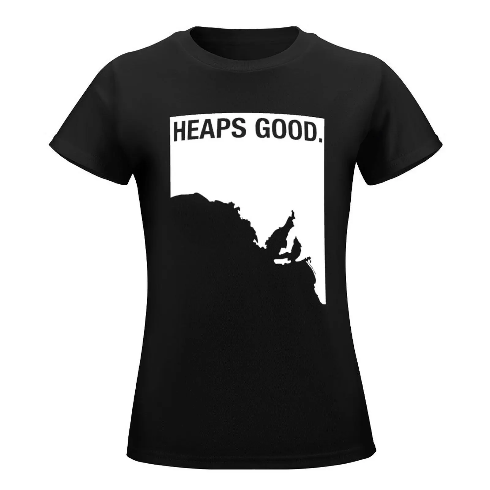 Heaps For Goods t-shirt nera t-shirt blanks summer top plain t-shirt per donna