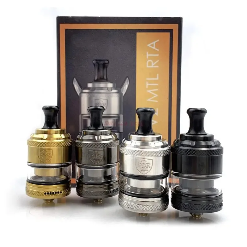 SUB TWO Berserker V2 MTL RTA Rebuildable Vape Tank BSKR V2 RTA Atomizer 24mm 3ml 316ss Top Filling Childproof Function Tanks