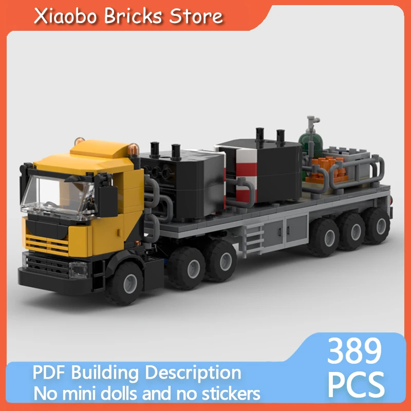 

Модель автомобиля MOC, строительные кирпичи, мобильный кран, поддержка грузовика и прицепа, модульная технология, подарок, праздник, сборка, детские игрушки, костюм