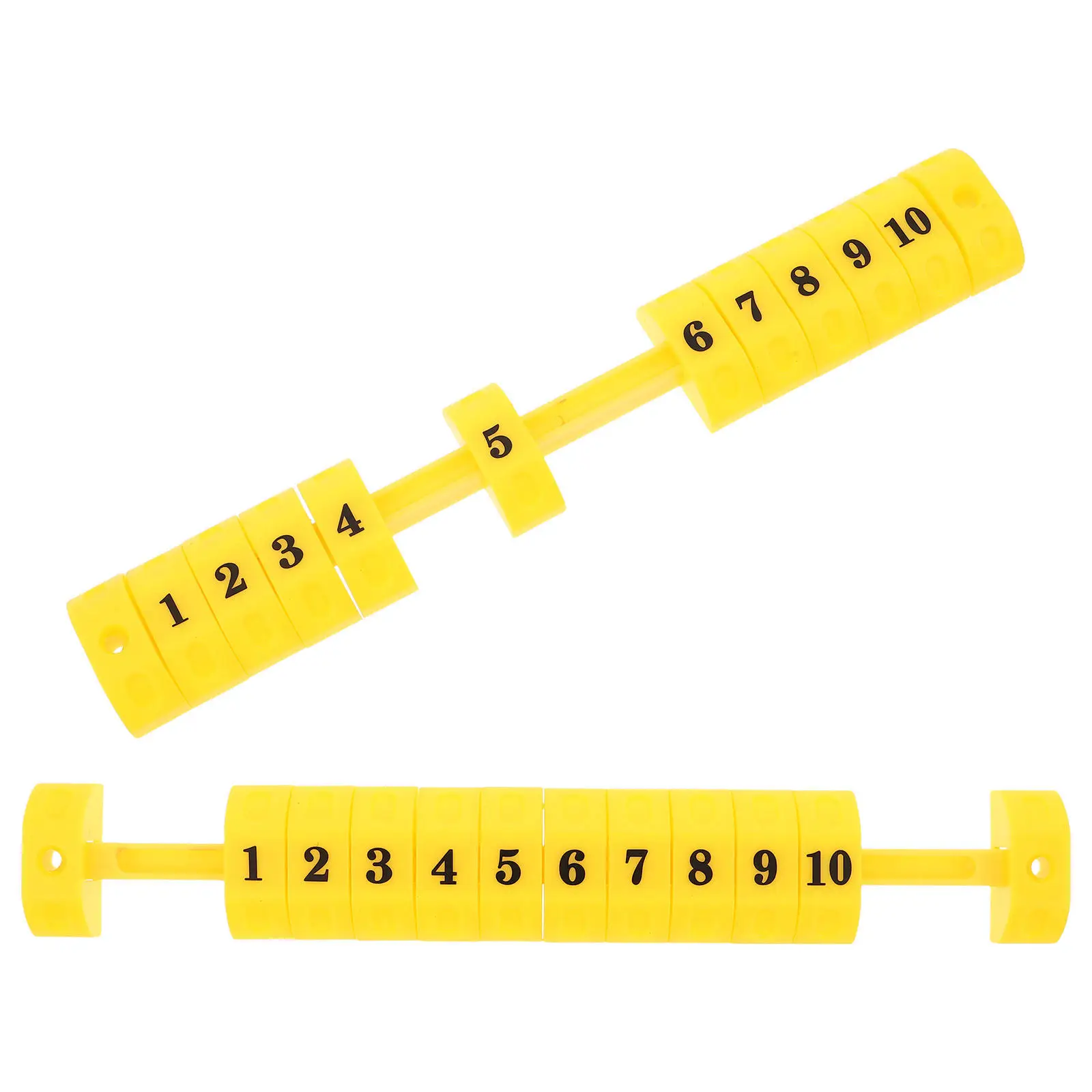 

2Pcs Foosball Table Score Counters Smooth Sliding Beads Easy Install for Tabletop Football Scoring Sports Entertainment