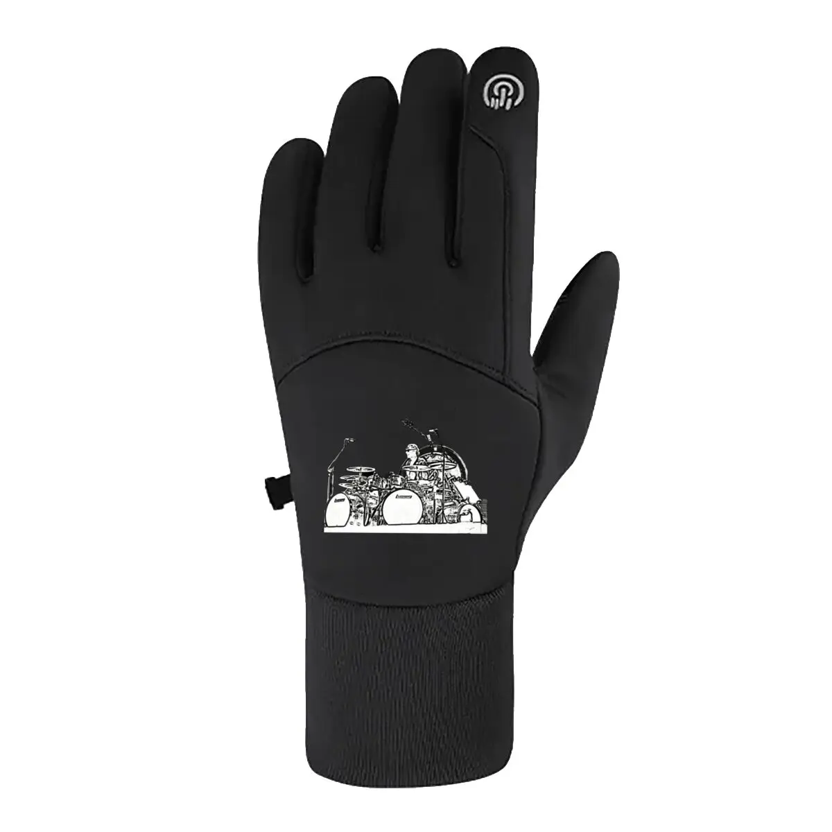 

Барабанная установка Силуэт Арт Велосипедные перчатки Зимние велосипедные перчатки с сенсорным экраном