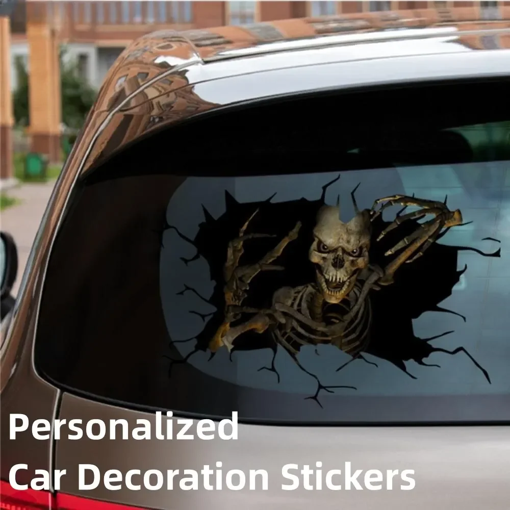 

Car Body Personalized Funny Stickers 3D Car Glass Stickers Car Body Stickers Halloween ThemeHome Decoration Decal Decor Party