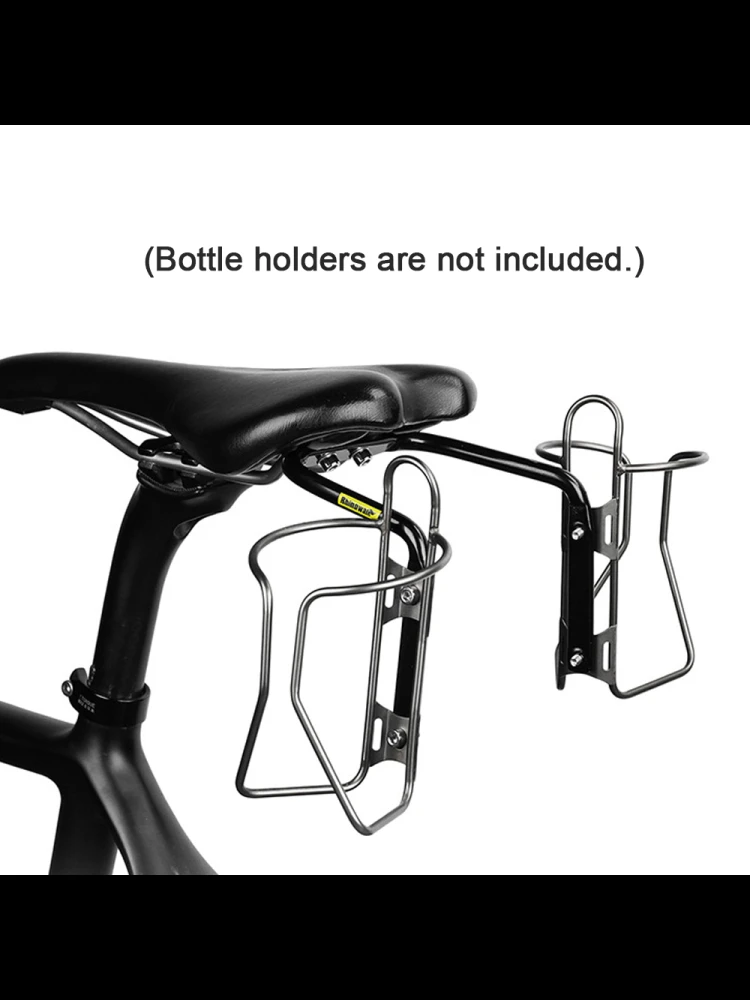 AliExpress NONE Rhinowalk Bike Saddle Bag Stabilizer Bracket Bicycle Tail Bag Mount Rear Rack AntiSway with Bottle Cage Mounting Holes for Mount