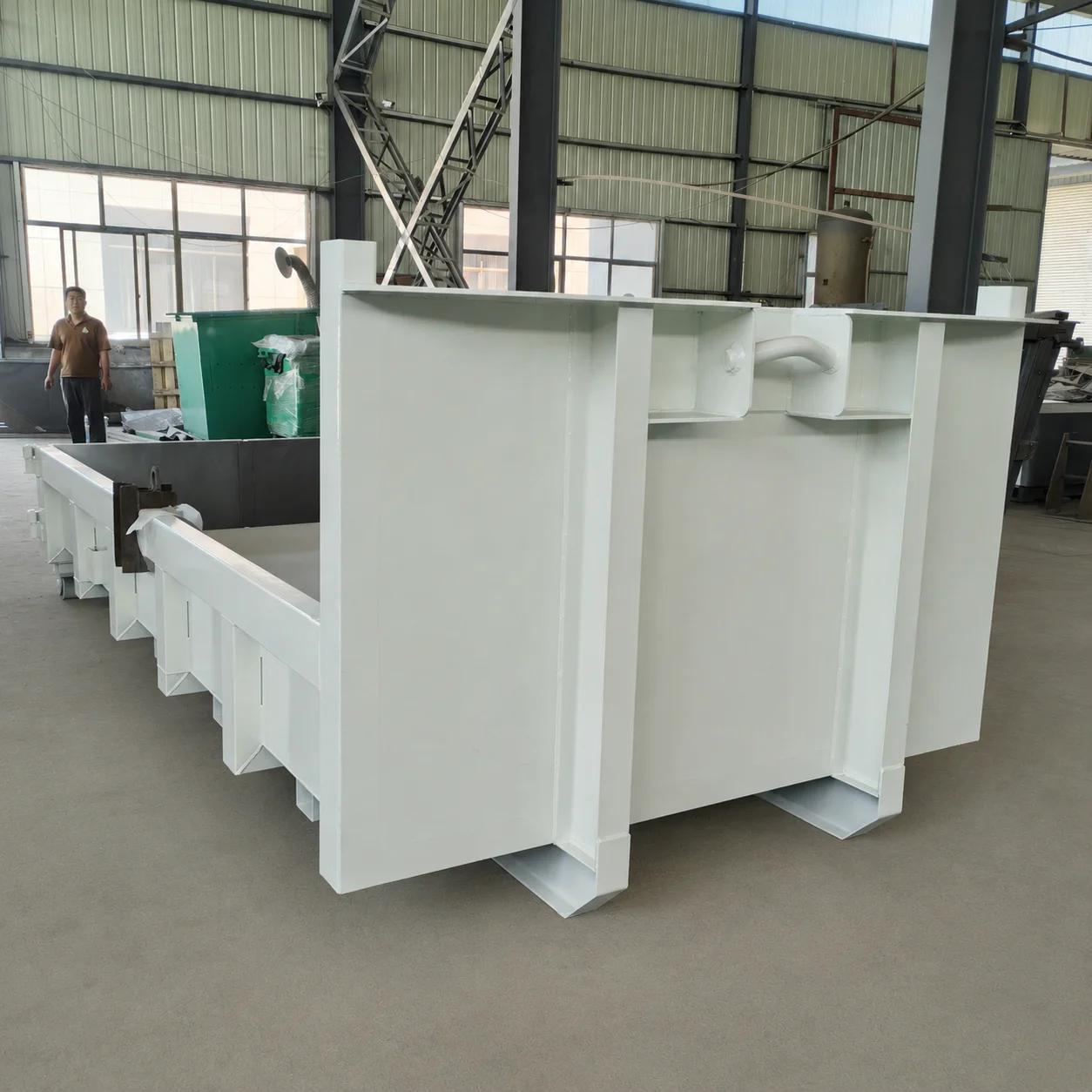 Hook Lift Waste Container Custom Steel Hook Lift Dumpster Heavy Duty Recycling Container Waste Collection Bin Manufacturer