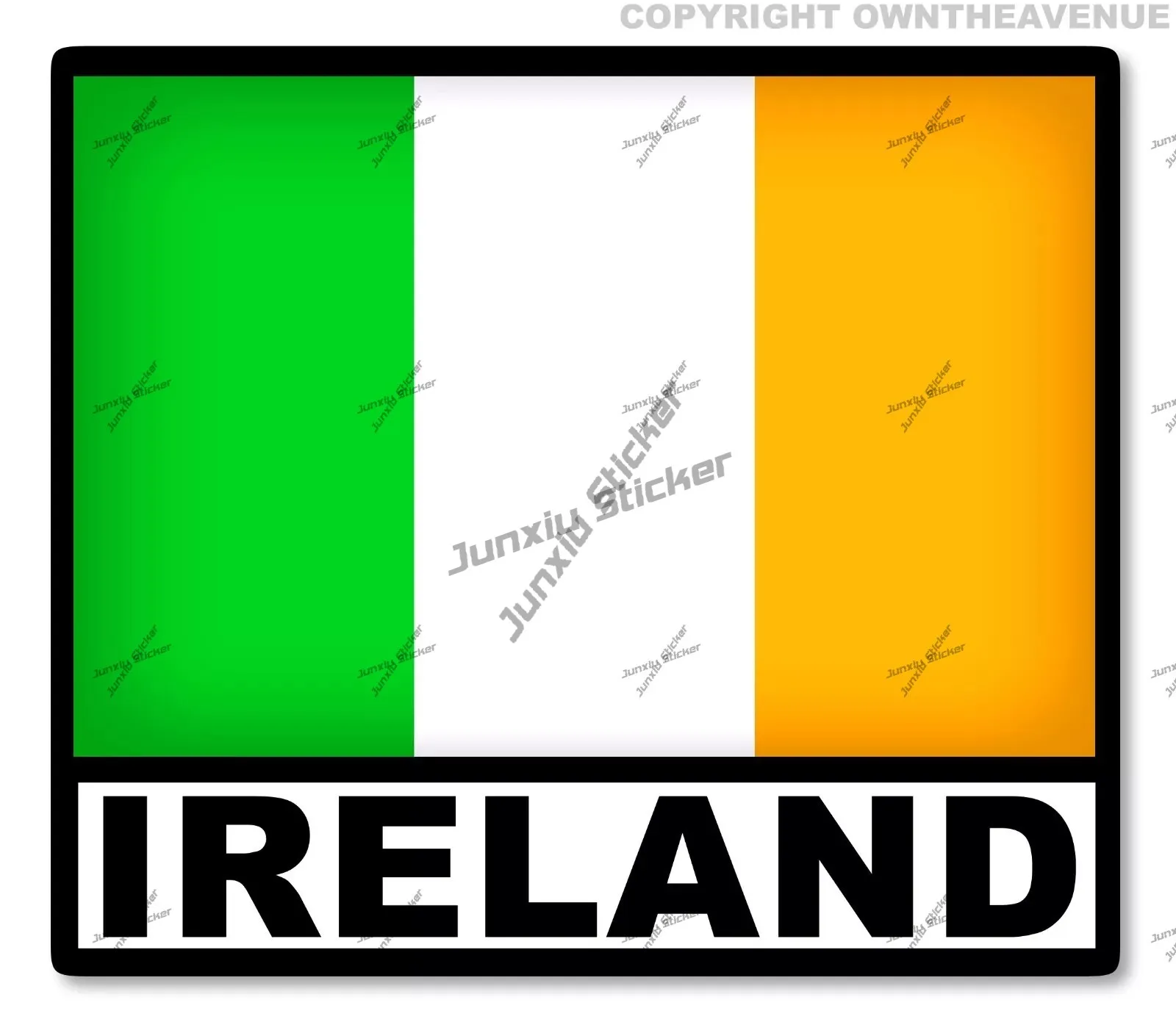 

Dublin Leinster Silgo Tipperary City Ireland Flag Label Skull Shamrock Travel Vinyl Sticker Cover Scratches Exterior Decals Pvc