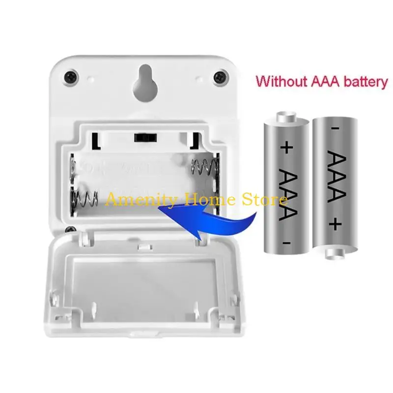 F26C مقياس الرطوبة الرقمي داخلي مقياس حرارة خارجي لاسلكي درجة الحرارة والرطوبة قياس مراقبة غرفة ميزان الحرارة 328ft/100 متر #4