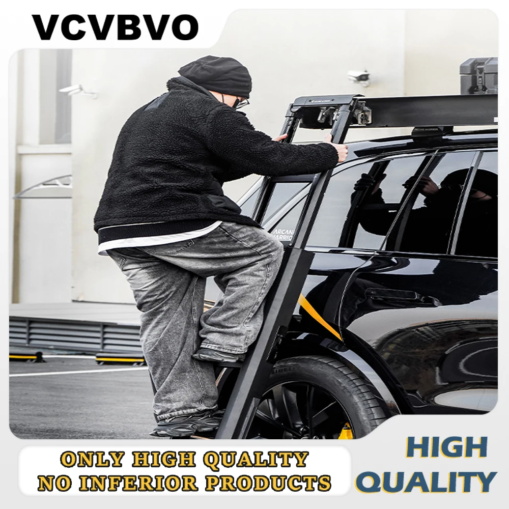 

Автомобильная вращающаяся лестница, идеально подходящая для внедорожников, лестницы на крыше и боковые лестницы, неразрушающая установка, универсальная для всех моделей