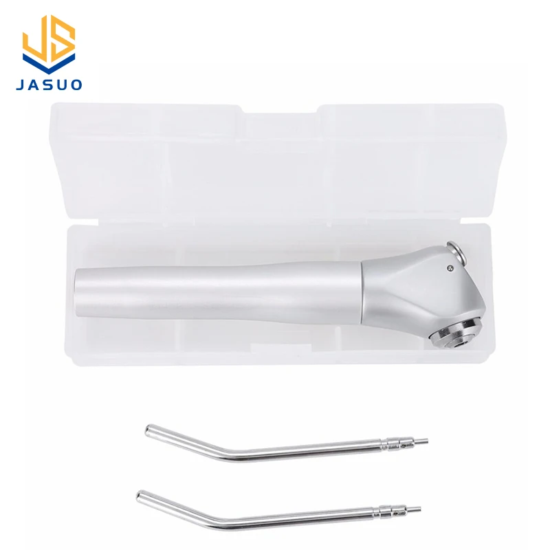 Diş hava su sprey üçlü 3 yollu şırınga Handpiece + 2 memeleri İpuçları tüpler diş 3 yollu hava su sprey üçlü şırınga