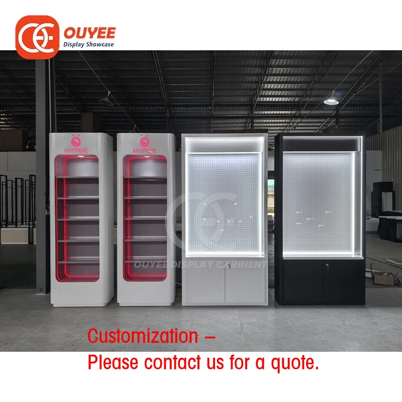custom.Integrated Solution Mobile Fit Out Retail Showcase System Odm Service Metal Commercial Display System