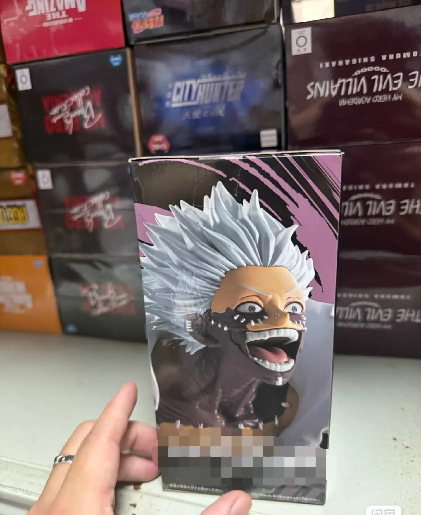 En stock BANDAI Original BANPRESTO My Hero Academia THE EVIL VILLAINS-DABI Anime figuras en miniatura de juguete ornamento regalos coleccionables