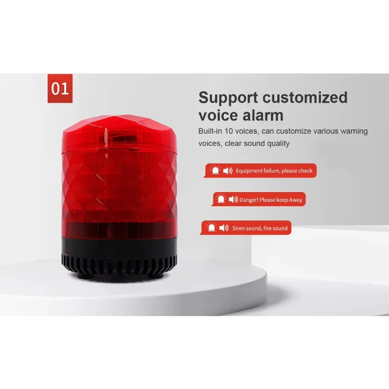 Pedestrian collision forklift red zone warning light hazard warning flashing signal light supplier
