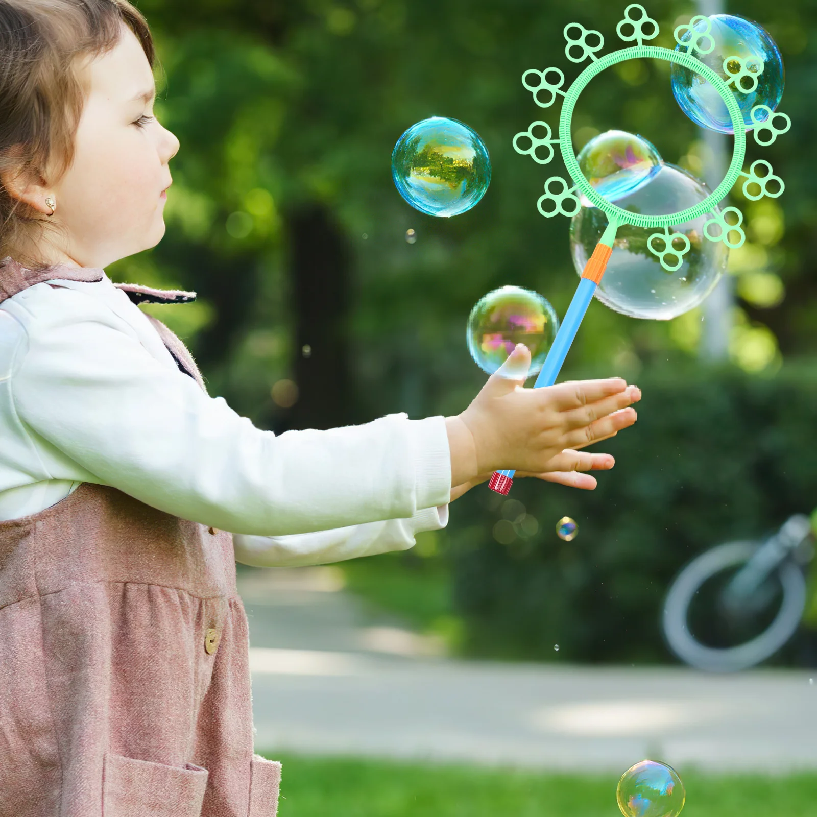 2 stks Wands Set Grote Bubble Wand Outdoor Party Strand Bruiloft Fun Giant Bubble Maker Meerdere Bubbles