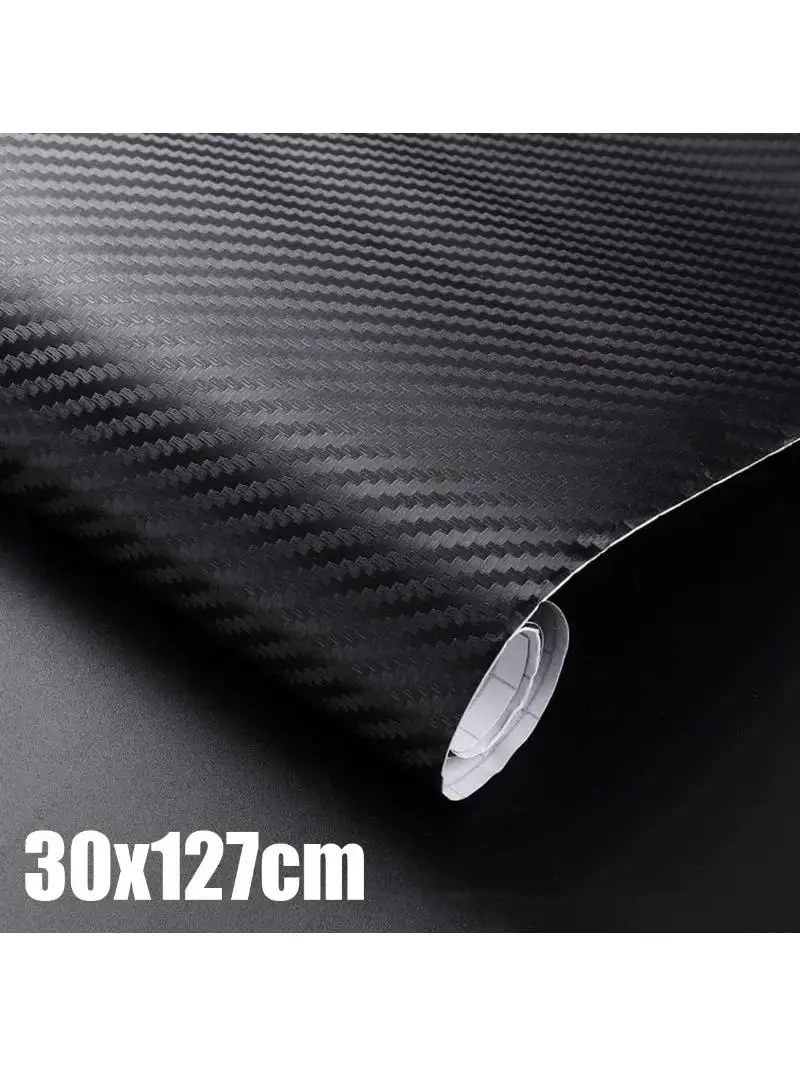 Carro 3D Carbon Fiber Roll Film Adesivos, Rolo de vinil, Auto Interior Styling, Decalques