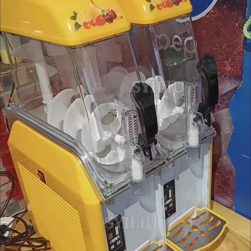 Fruit Frozen Drink Dispenser Smoothie Fruit Slush Soft Ice Cream Maker Slushy Puppies Slash Margarita Machine