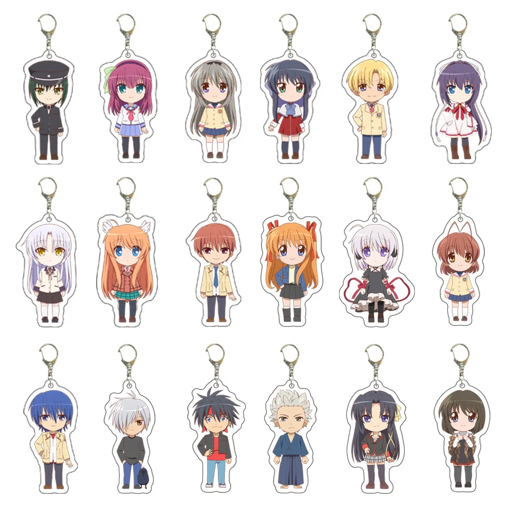 Key Kanon AIR CLANNAD 6CM keychain cute porte cle llavero