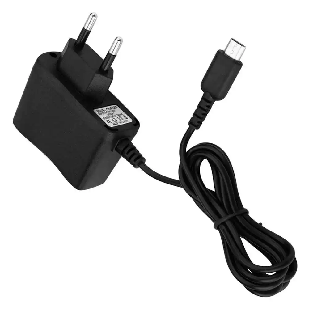 AC Wall Charger Plug Adapter Compatible with DSLite NDSL DSL Black Power Supply Converter