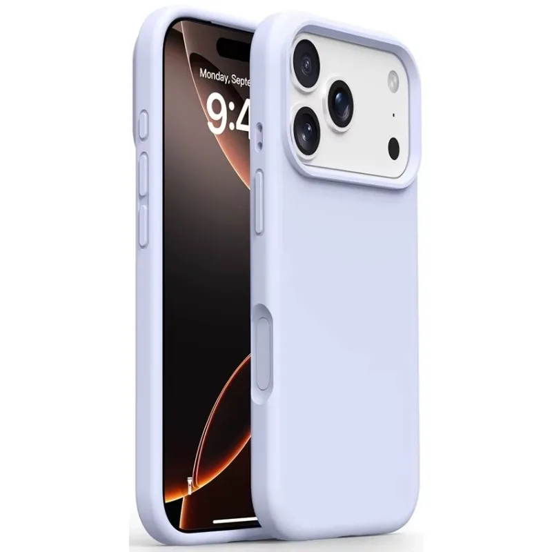 Luxuriöse, flüssige, weiche Silikon-Handyhülle für iPhone 17 Pro Max 17 Air 16 Pro, stoßfester Schutz auf der Rückseite
