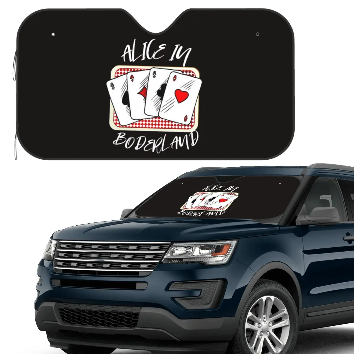 

ALICE IN BORDERLAND солнцезащитный козырек лобовое стекло автомобиля переднее лобовое стекло окно солнцезащитный козырек аксессуары чехлы