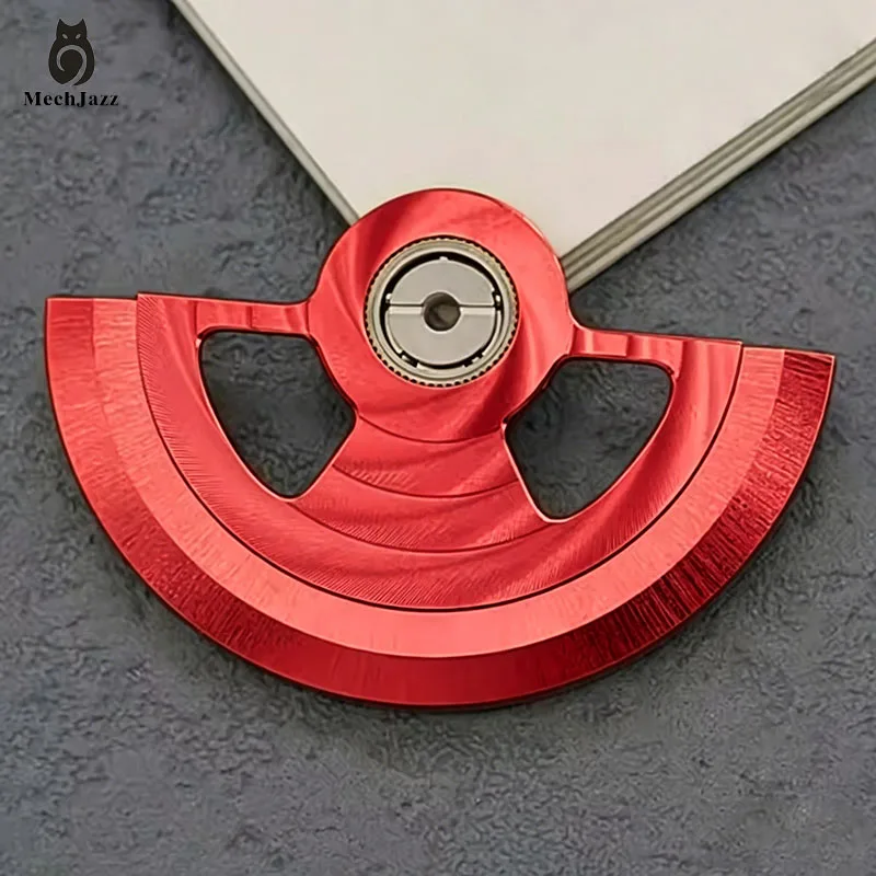 MechJazz NH Series Geneva Wave Skeleton Automatic Rotor for Seiko NH35 NH36 4R 6R Movement Replacement Watch Mod Parts view 3