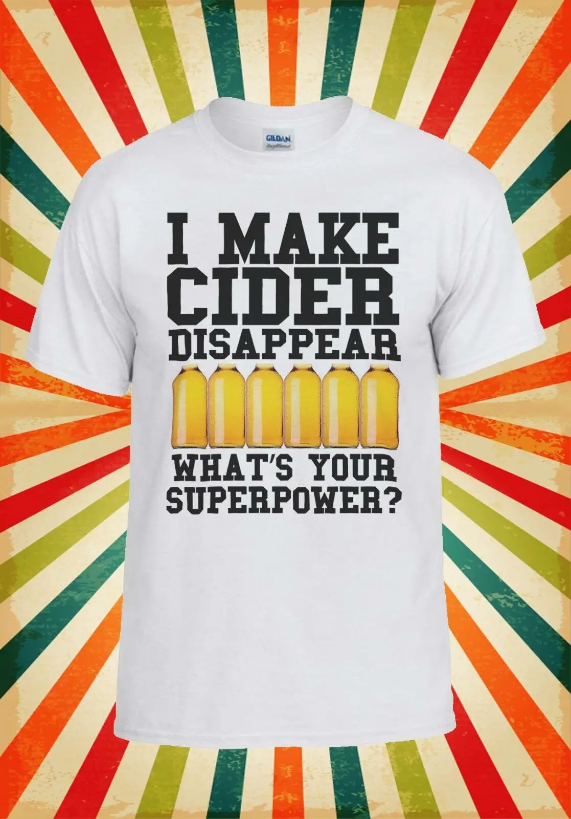 I Made Cider Disappear Funny Novelty Vest T Shirt 1787