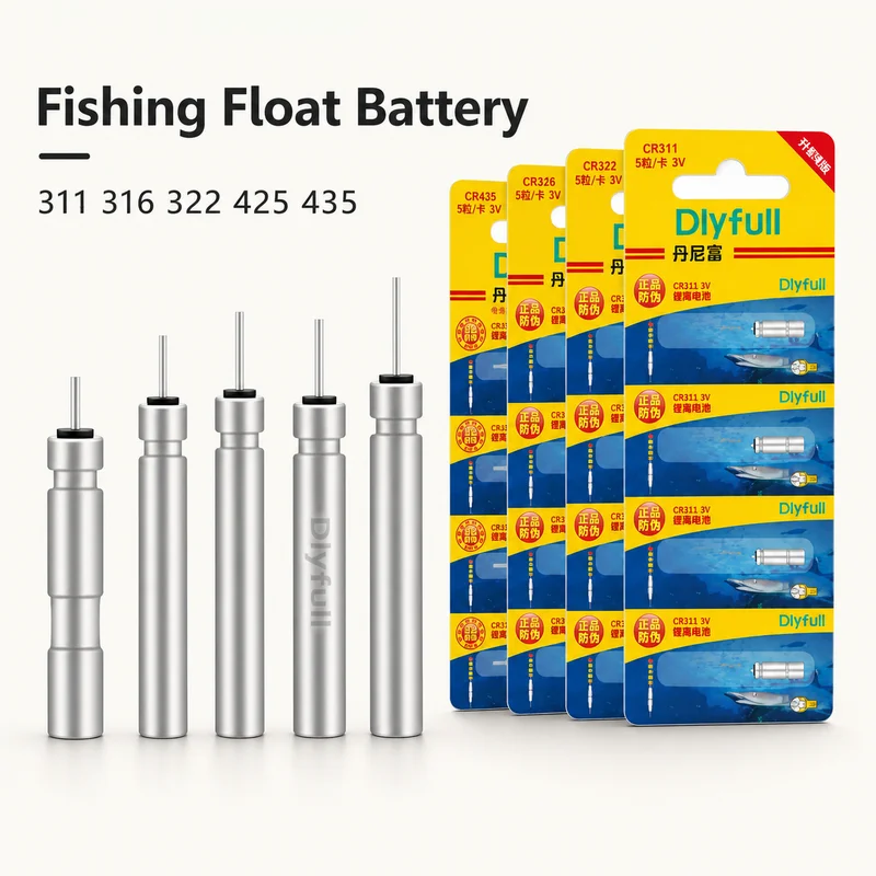 Lithium Coin Cell Battery CR425 3V 100PCS for Fishing Floats Luminous Electric Float Tools Replacement Button Cell