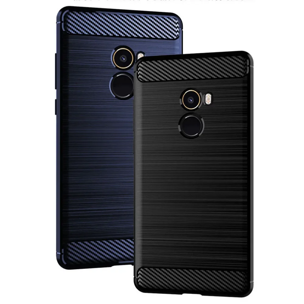 Shockproof carbon case for Xiaomi mix2 mix 2 2s, silicone case, TPU bumper, Xiaomi mix2 mix2s